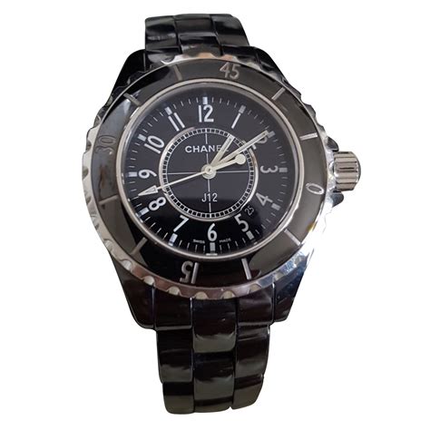 montre chanel j12 ceramique noire